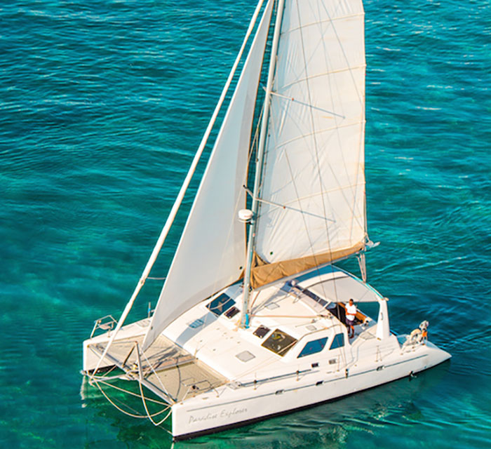 paradise explorer catamaran charter in cancun and isla mujeres quintana roo