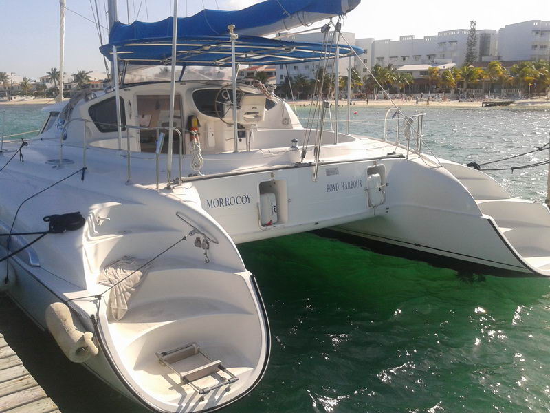 morrocoy-46ft-cozumel-catamaran-rental