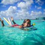 girl on a luxury private yacht rental playa del carmen riviera maya mexico