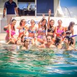 bachelorette tour on a luxury private yacht rental playa del carmen riviera maya mexico