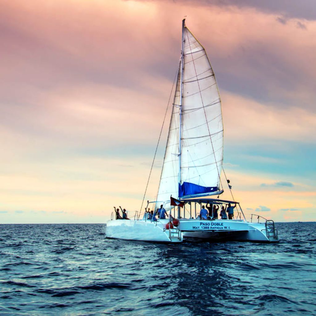 paso doble sunset go sail riviera maya