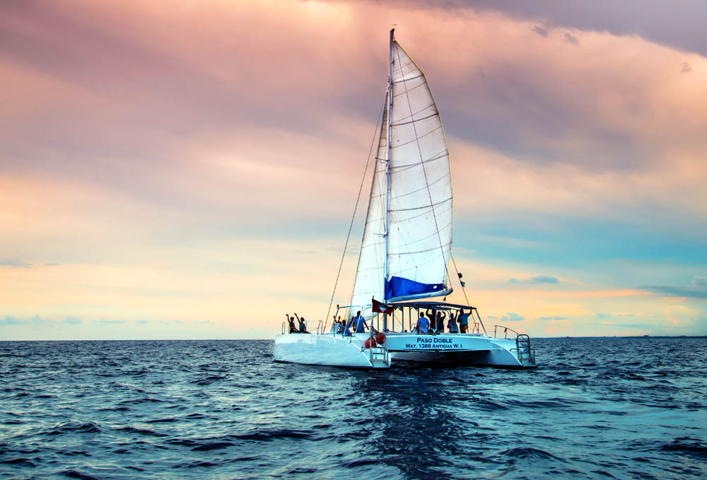 paso doble sunset go sail riviera maya -Private Catamaran Rentals in Riviera Maya