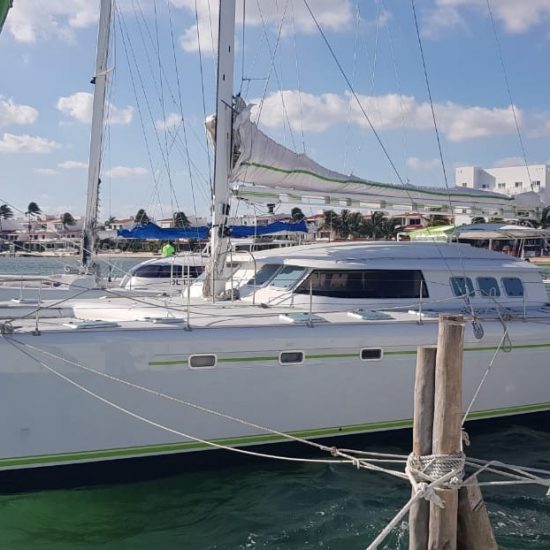 catamaran for rent in cancun and tour to isla mujeres, mexico
