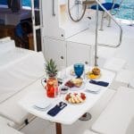 Catamaran Rental Tulum Lagoon 42ft private chef boat rental Tulum