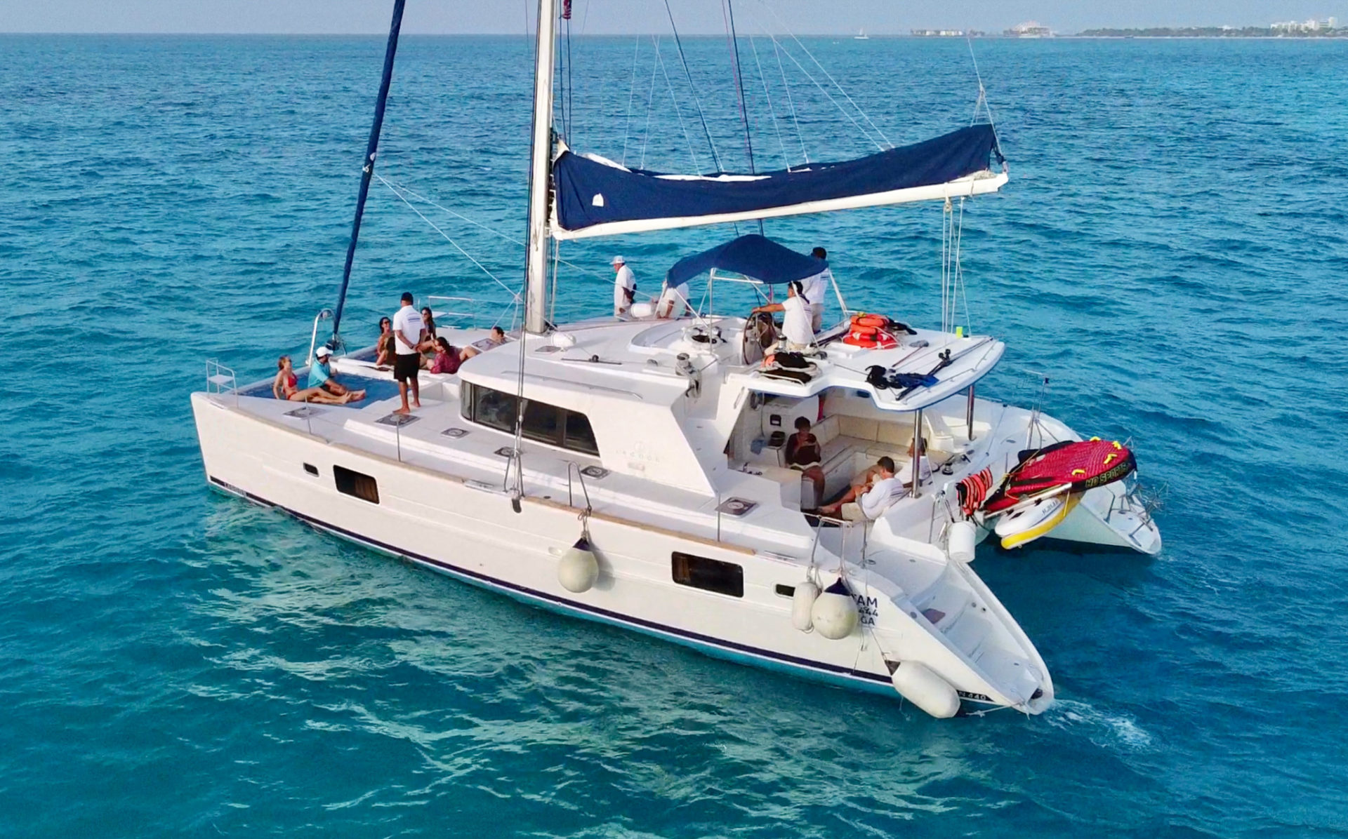 44ft Cancun Catamaran Booking page - Riviera Maya Catamarans