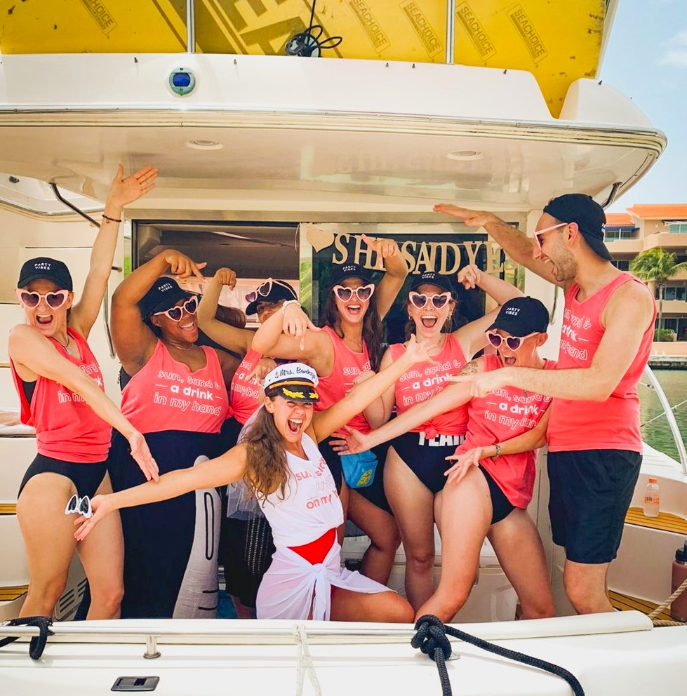 Yacht bachelorette party