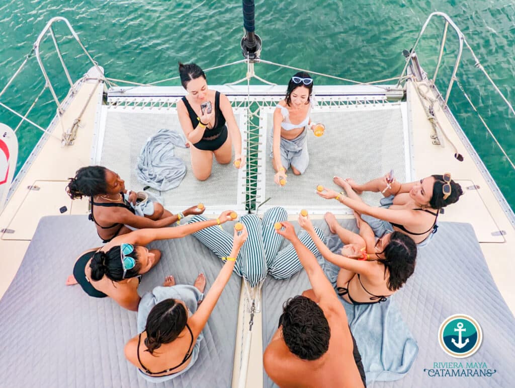 Small Luxury Catamaran Rental - Mexico Bachlorette Playa del carmen