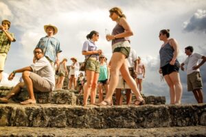 Ruins in the Rain, riviera Maya