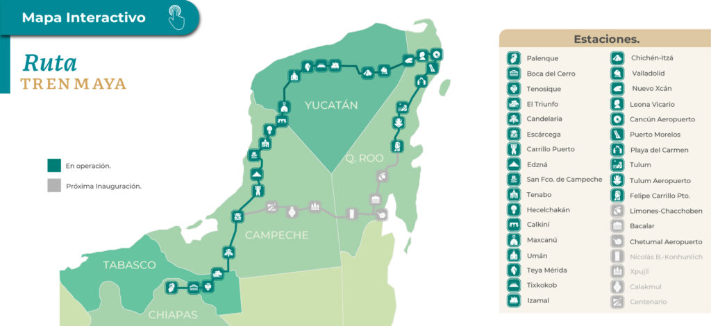 train maya routes