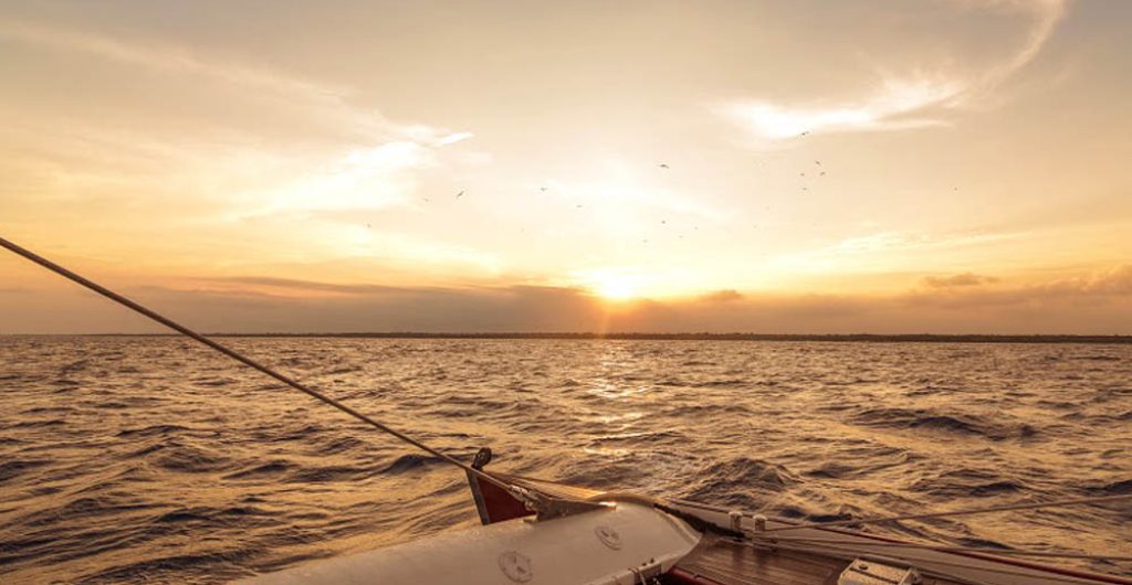 catamaran sunset tour in riviera maya, mexico