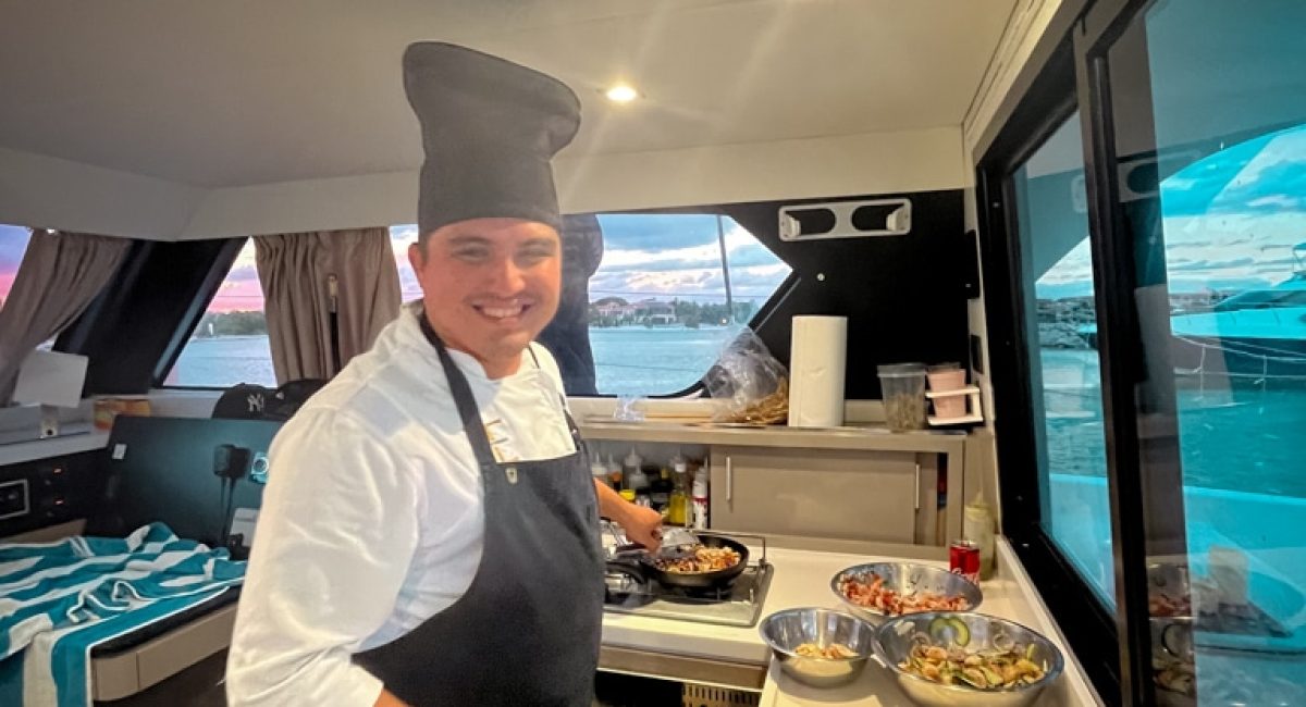Private Chef on Tulum Catamaran Rental