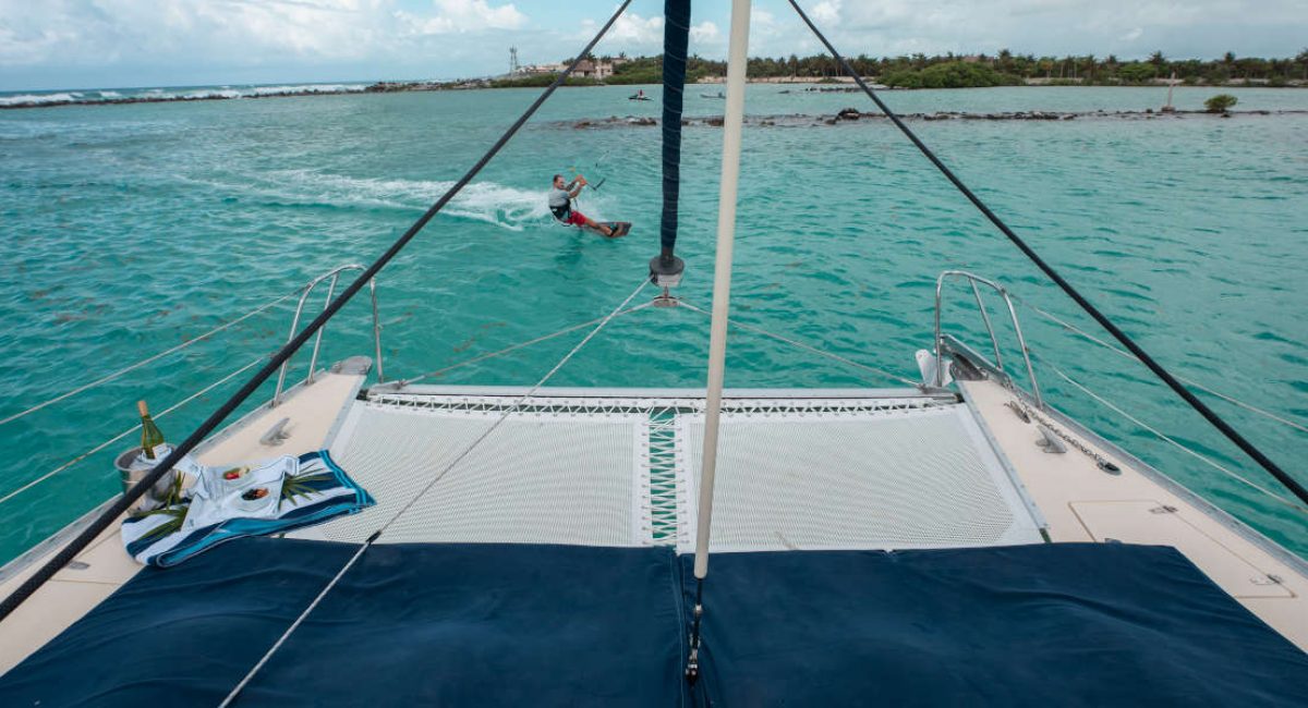 private catamaran charter to plaay del carmen, riviera maya, mexico