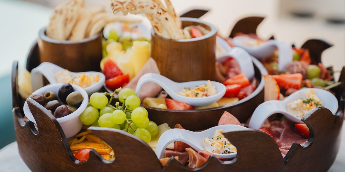 Private chef and food on yacht in Cancun.