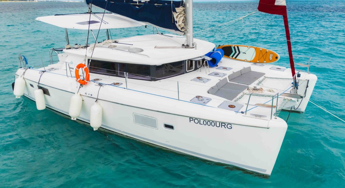 Emma in Cancun bachelorette Party boat