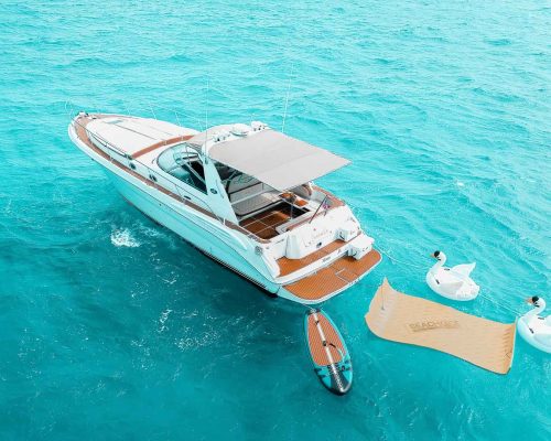 Seanorita the cutest yacht rental Cancun