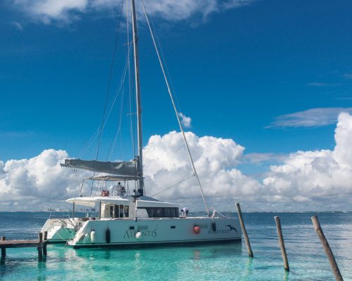 52ft Atlantis catamaran 3 cancun isla mujeres riviera maya catamarans