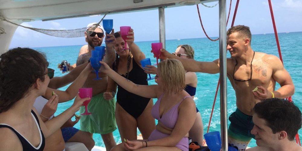 Private Catamaran Cozumel Rental Party