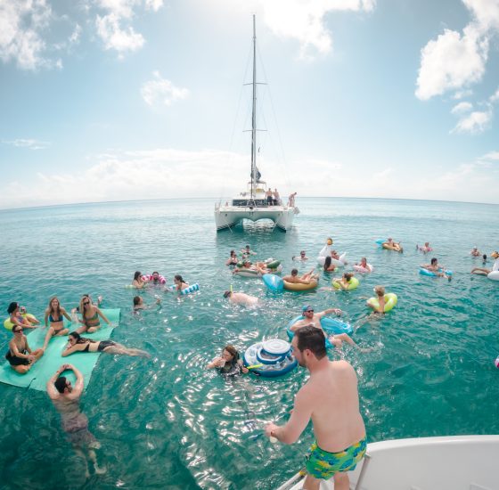 Amazing Private Corporate catamaran charter Riviera Maya mexico