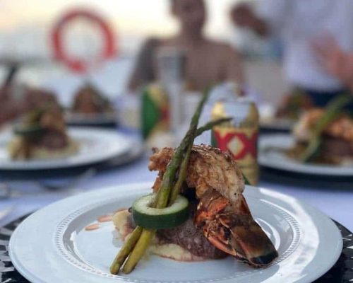 Tulum Surf and Turf Romantic Dinner Cruise