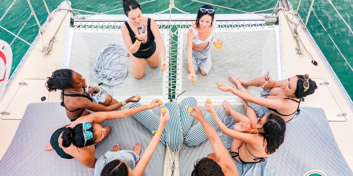 Small Luxury Catamaran Rental - Mexico Bachlorette Playa del carmen